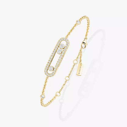 [ELAN LUXE]Pav Baby Move Diamond Bracelet
