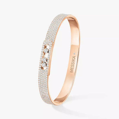 [ELAN LUXE]Move Noa Full Pav Diamond Bangle Bracelet