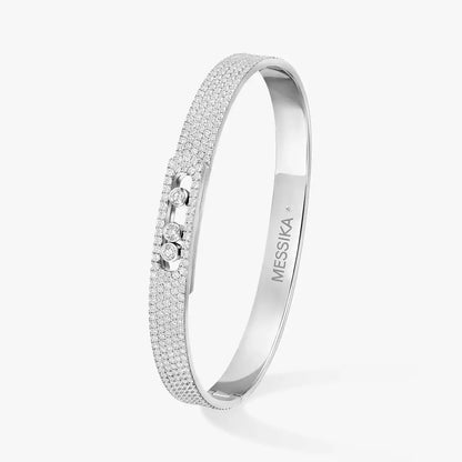 [ELAN LUXE]Move Noa Full Pav Diamond Bangle Bracelet
