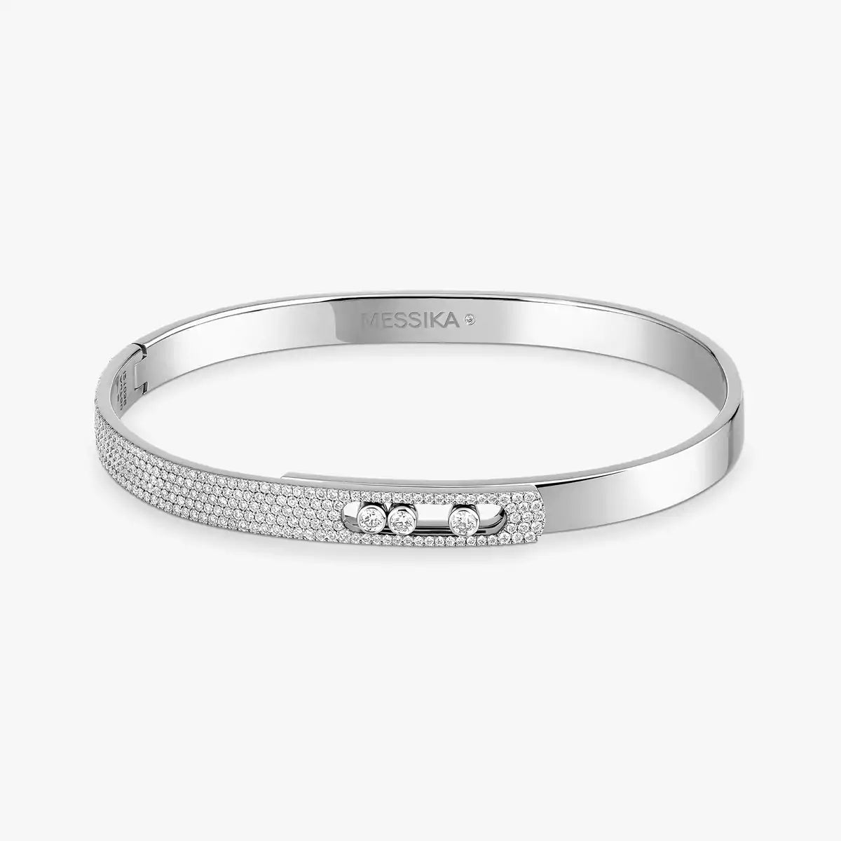 [ELAN LUXE]Move Noa Rose Gold Pav Diamond Bangle Bracelet