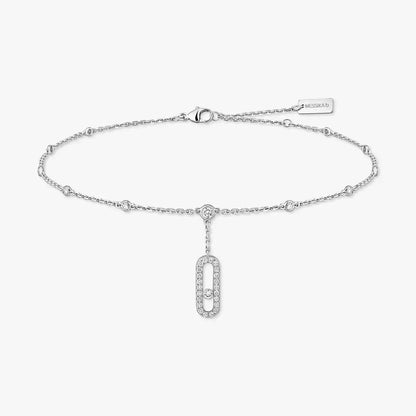 [ELAN LUXE] Move Uno pav ankle bracelet