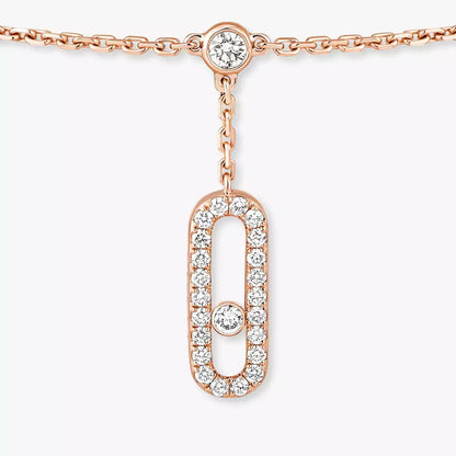 [ELAN LUXE] Move Uno pav ankle bracelet