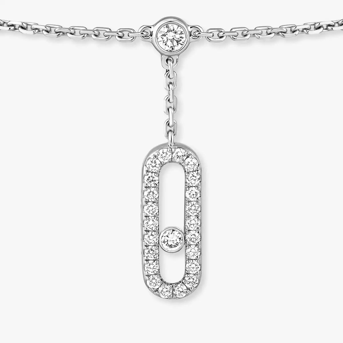 [ELAN LUXE] Move Uno pav ankle bracelet