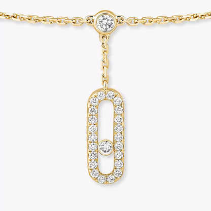[ELAN LUXE] Move Uno pav ankle bracelet