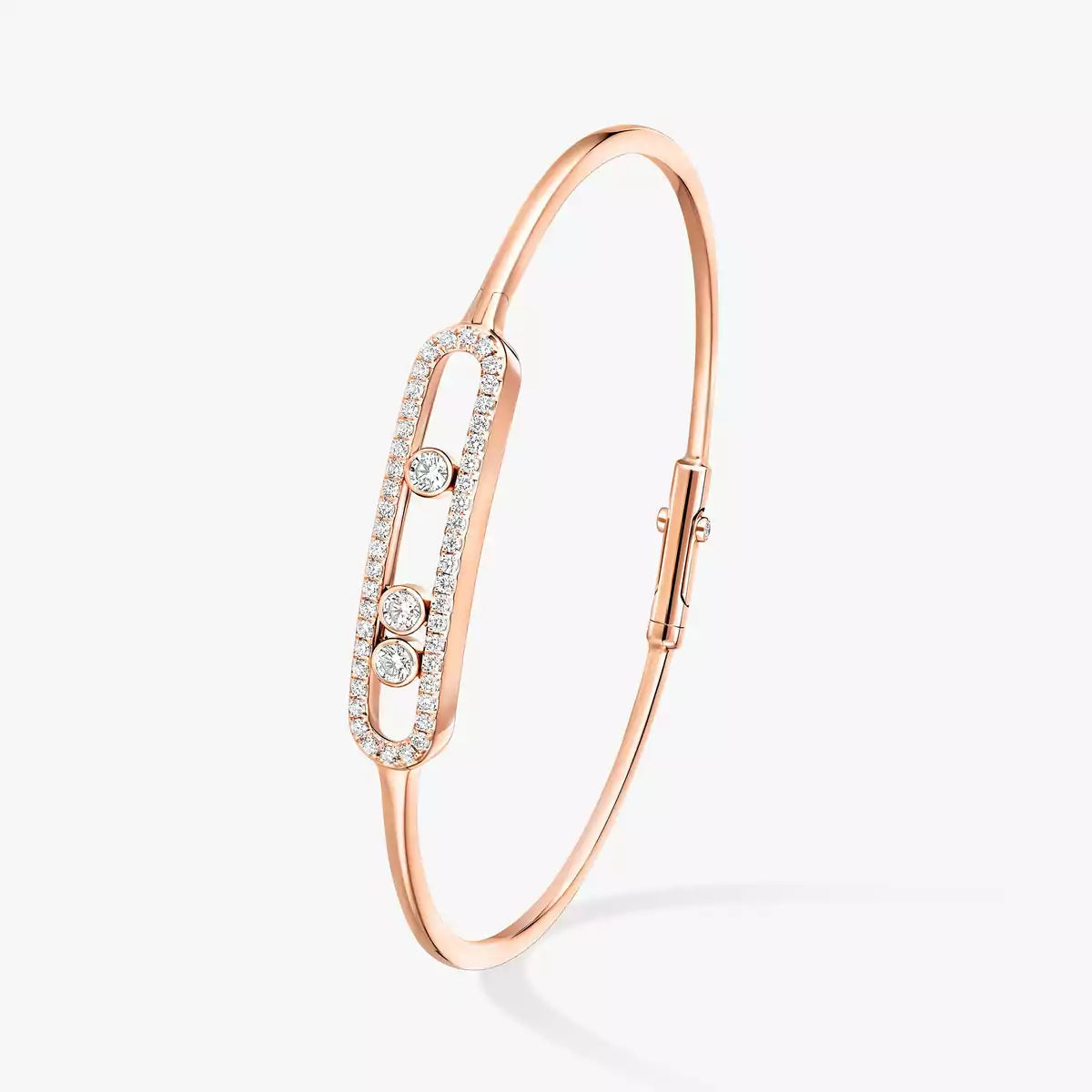 [ELAN LUXE]Move Pav Diamond Bangle Bracelet M