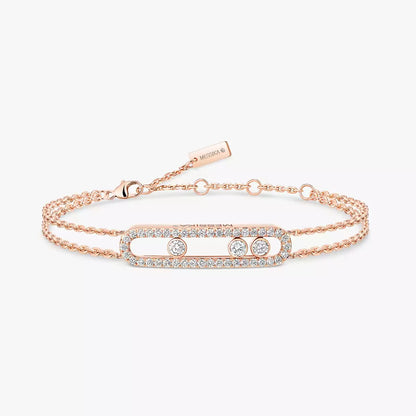 [ELAN LUXE] Move Classique pav bracelet