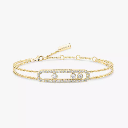 [ELAN LUXE] Move Classique pav bracelet