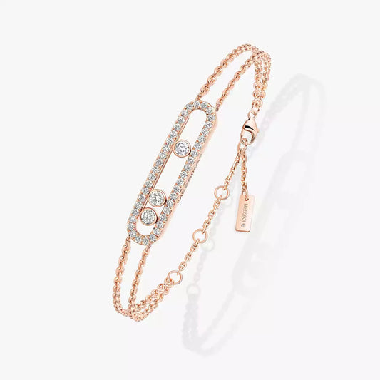 [ELAN LUXE] Move Classique pav bracelet