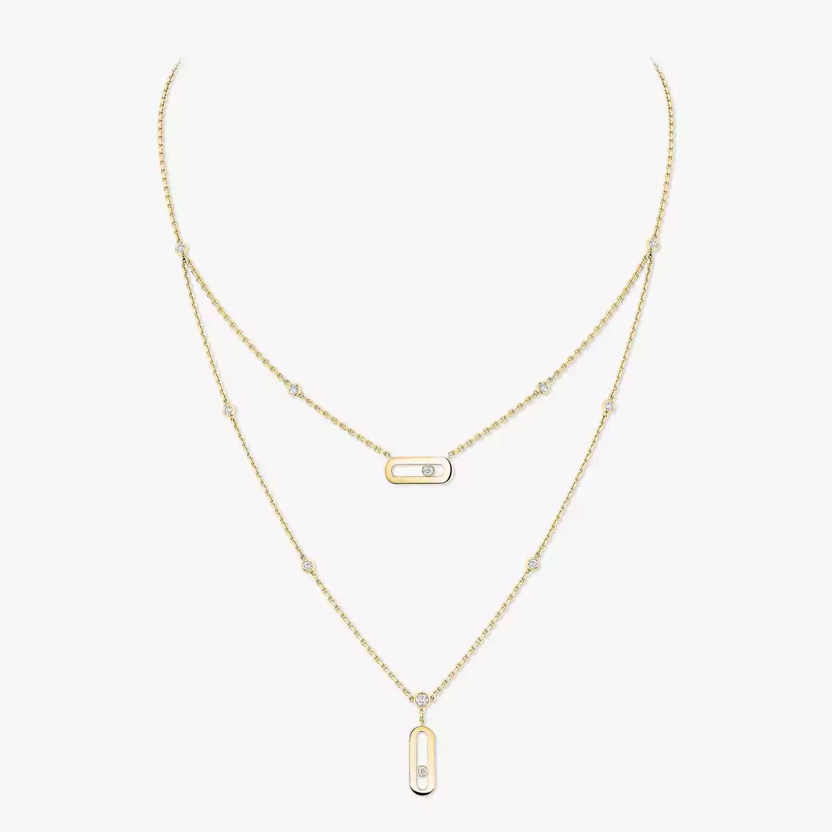 [ELAN LUXE] Move Uno Diamond Necklace