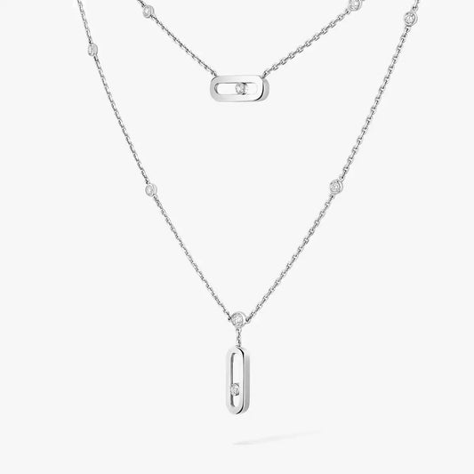 [ELAN LUXE] Move Uno Diamond Necklace