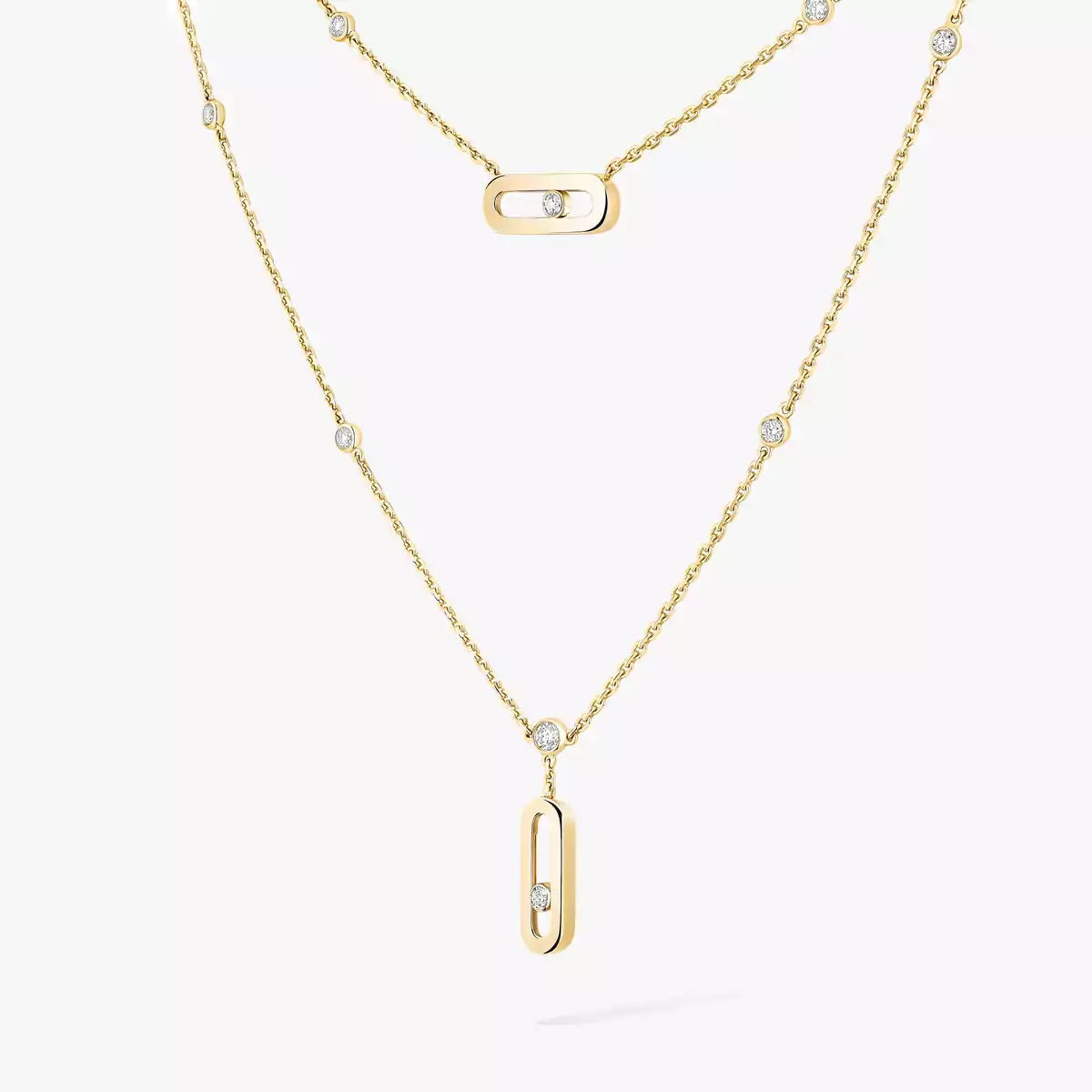 [ELAN LUXE] Move Uno Diamond Necklace