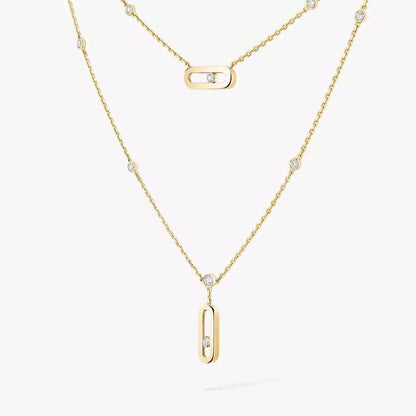 [ELAN LUXE] Move Uno Diamond Necklace
