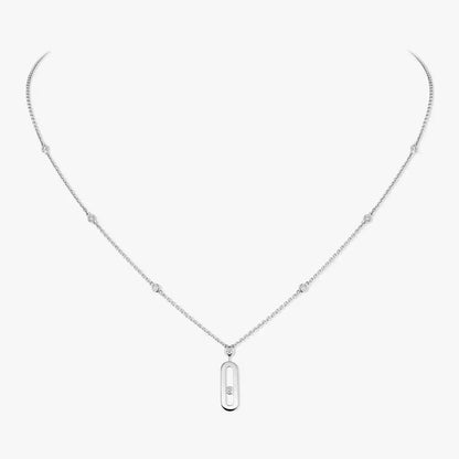 [ELAN LUXE] Move Uno Gold Diamond Long Necklace