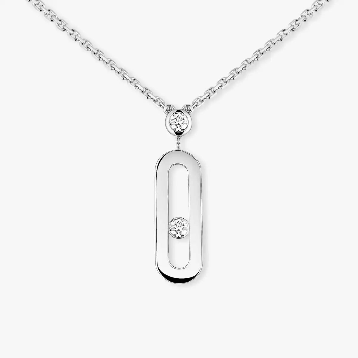 [ELAN LUXE] Move Uno Gold Diamond Long Necklace