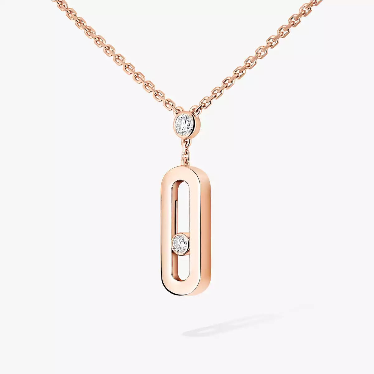 [ELAN LUXE] Move Uno Gold Diamond Long Necklace