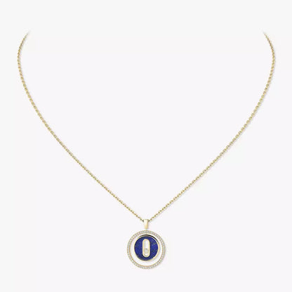 [ELAN LUXE]Lucky Move Diamond Necklace in Rose Gold and White Mother-of-Pearl