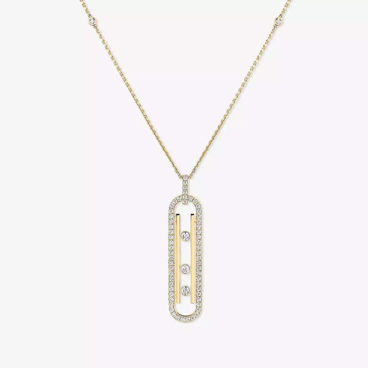 [ELAN LUXE]Diamond Necklace Move 10Th
