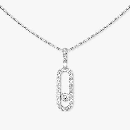 [ELAN LUXE]Move Uno Diamond Necklace in Rose Gold