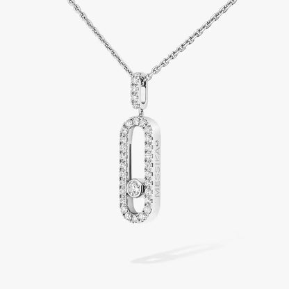 [ELAN LUXE]Move Uno Diamond Necklace in Rose Gold