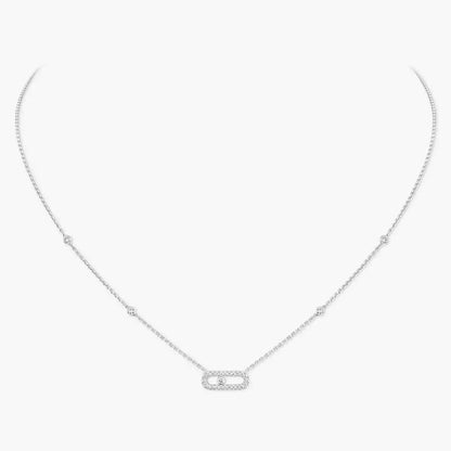 [ELAN LUXE]Diamond Necklace Move Uno