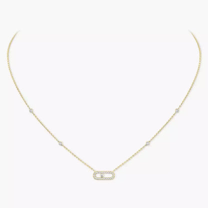 [ELAN LUXE]Diamond Necklace Move Uno
