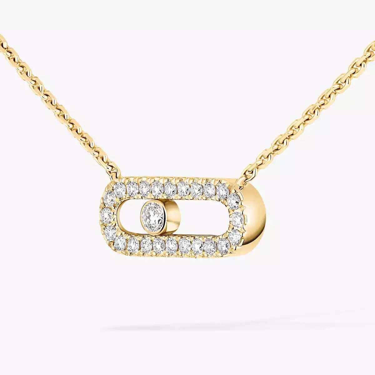 [ELAN LUXE]Diamond Necklace Move Uno