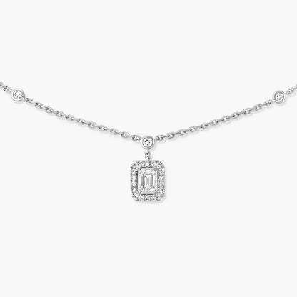 [ELAN LUXE]My Twin Diamond Necklace in Silver