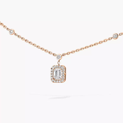 [ELAN LUXE]My Twin Diamond Necklace in Silver