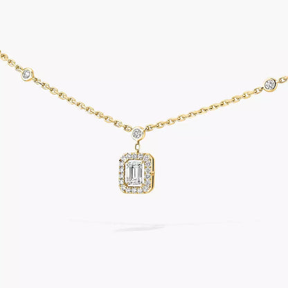 [ELAN LUXE]My Twin Diamond Necklace in Silver