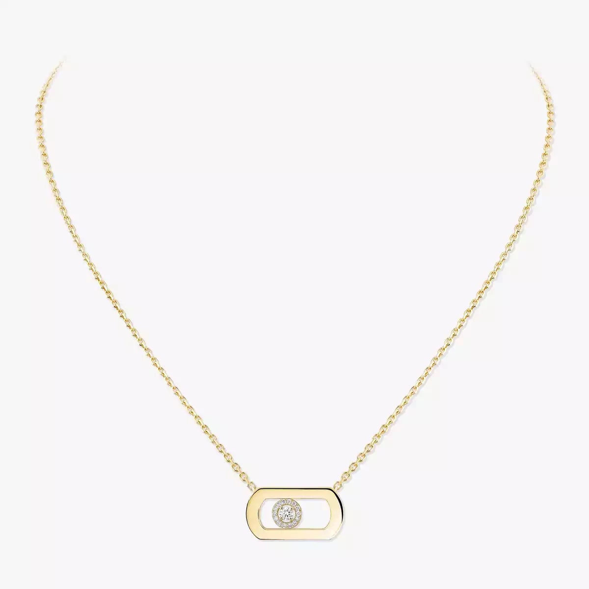 [ELAN LUXE]So Move Diamond Necklace in Gold