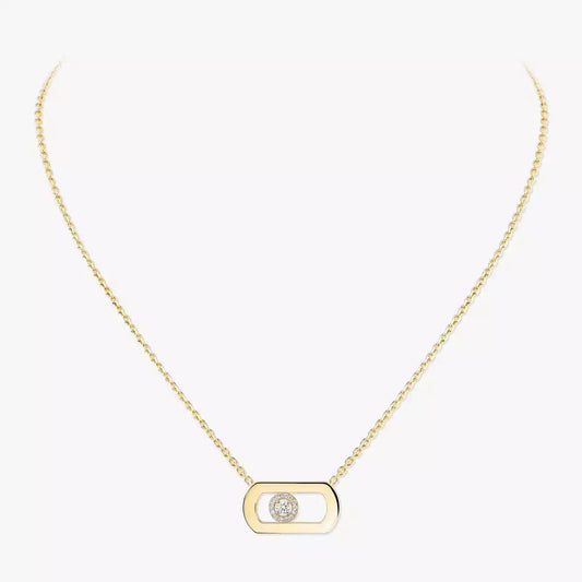 [ELAN LUXE]So Move Diamond Necklace in Gold