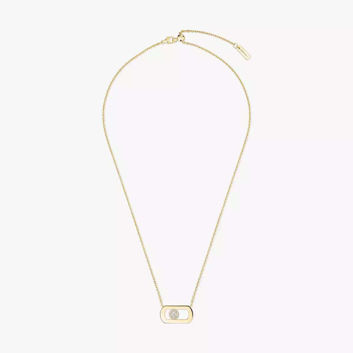 [ELAN LUXE]So Move Diamond Necklace in Gold