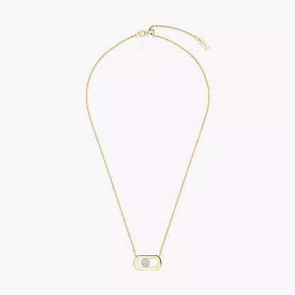 [ELAN LUXE]So Move Diamond Necklace in Gold