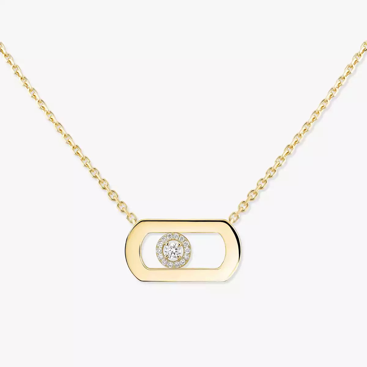 [ELAN LUXE]So Move Diamond Necklace in Gold