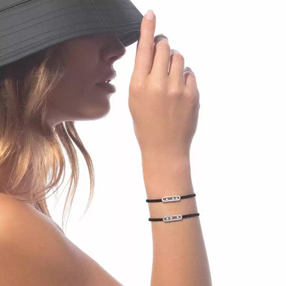 [ELAN LUXE]Messika Care(s) pink cord pav bracelet