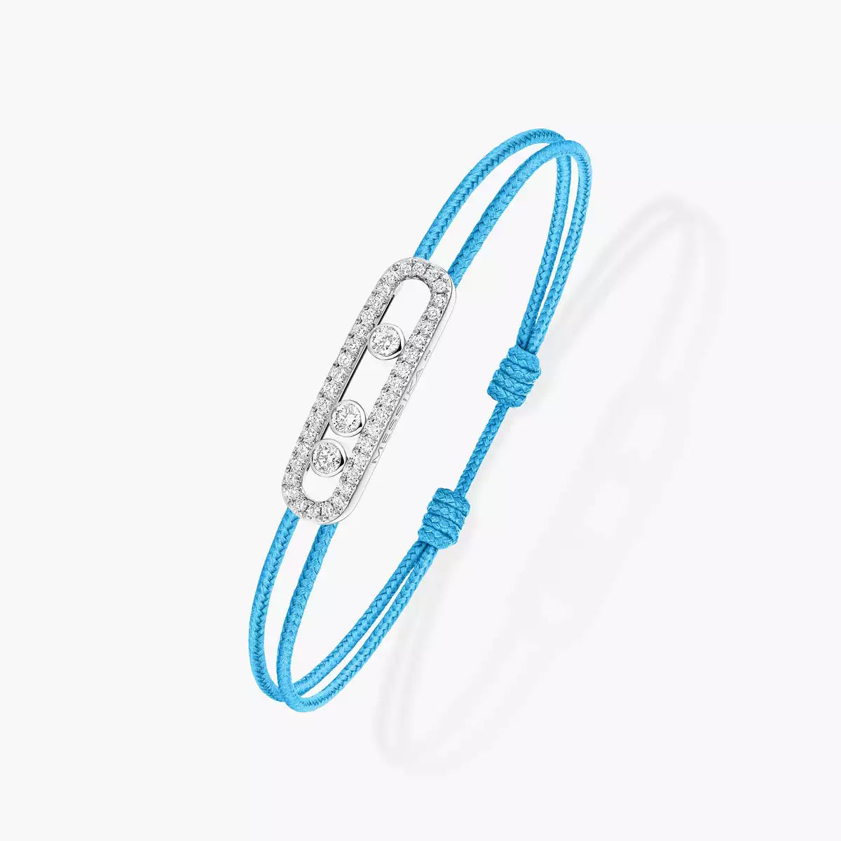 [ELAN LUXE]Messika Care(s) pink cord pav bracelet