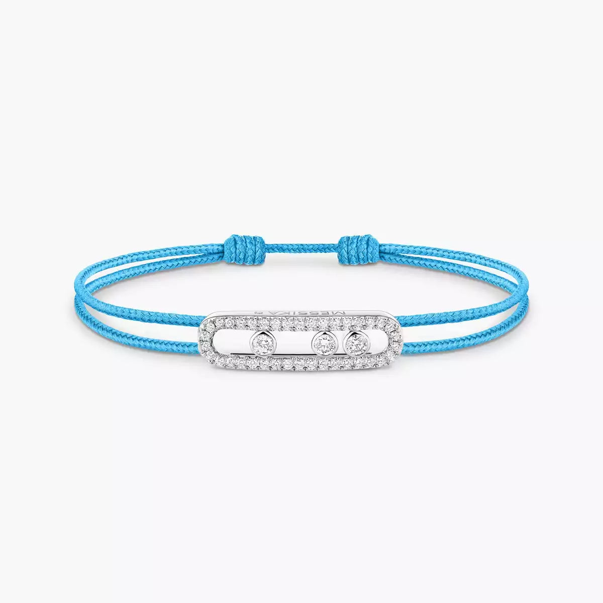 [ELAN LUXE]Messika Care(s) pink cord pav bracelet