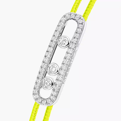 [ELAN LUXE]Messika Care(s) pink cord pav bracelet