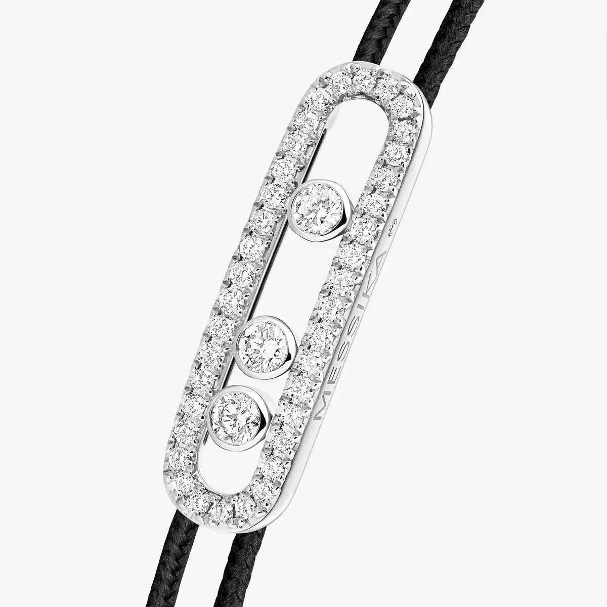 [ELAN LUXE]Messika Care(s) pink cord pav bracelet
