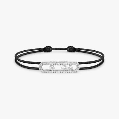 [ELAN LUXE]Messika Care(s) pink cord pav bracelet