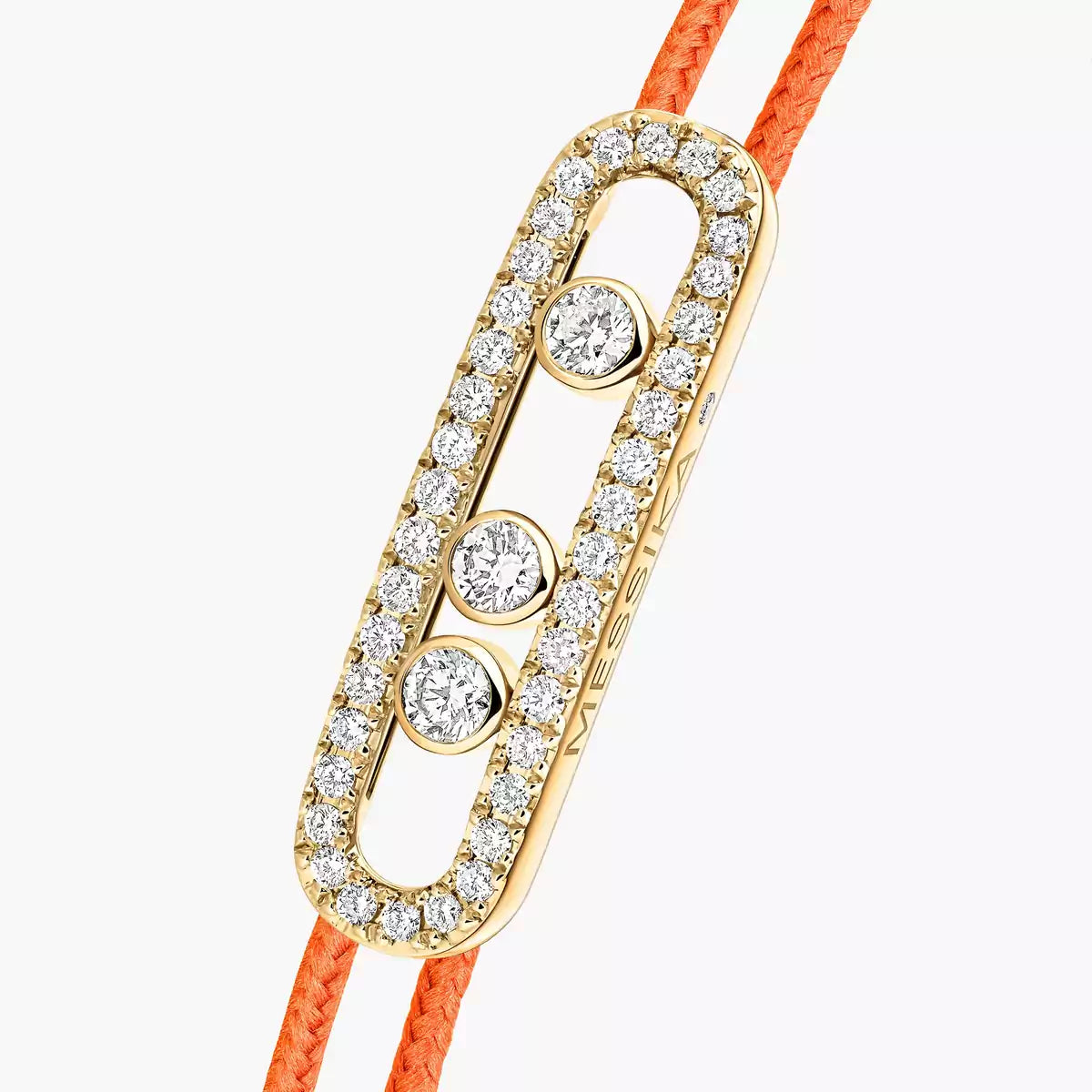 [ELAN LUXE]Messika Care(s) pink cord pav bracelet