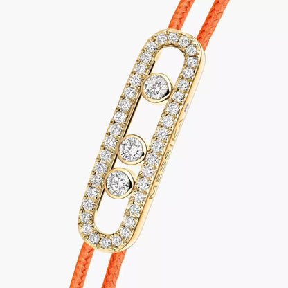 [ELAN LUXE]Messika Care(s) pink cord pav bracelet