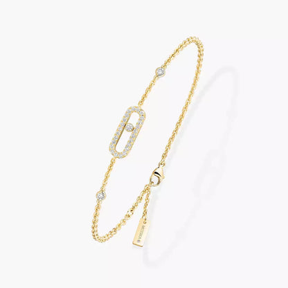 [ELAN LUXE]Move Uno Diamond Bracelet