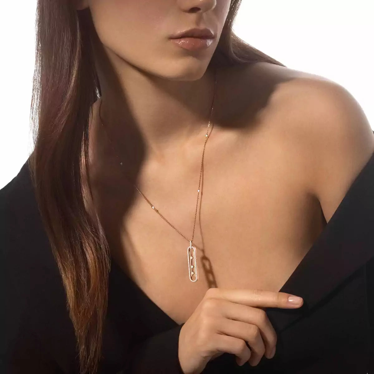 [ELAN LUXE]Diamond Necklace Move 10Th