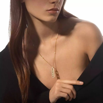 [ELAN LUXE]Diamond Necklace Move 10Th