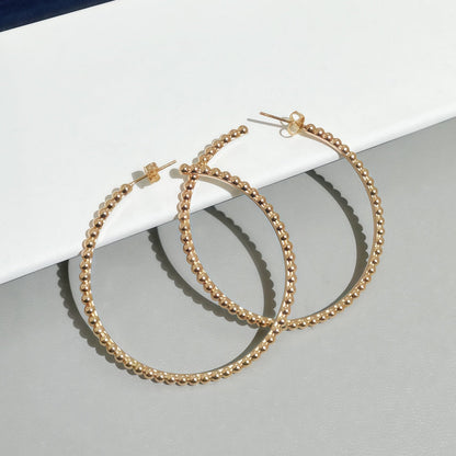 [ELAN LUXE] SMOOTH BEAD STUD EARRINGS
