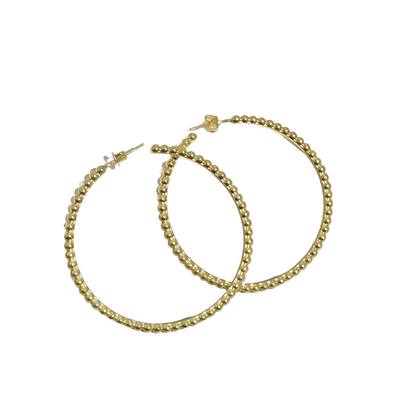 [ELAN LUXE]SMOOTH BEAD STUD EARRINGS