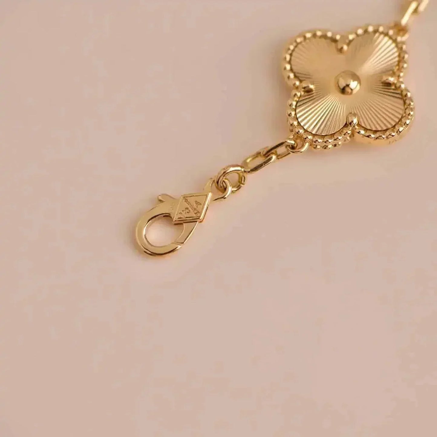 [ELAN LUXE]CLOVER 5 FLOWERS LASER BRACELET