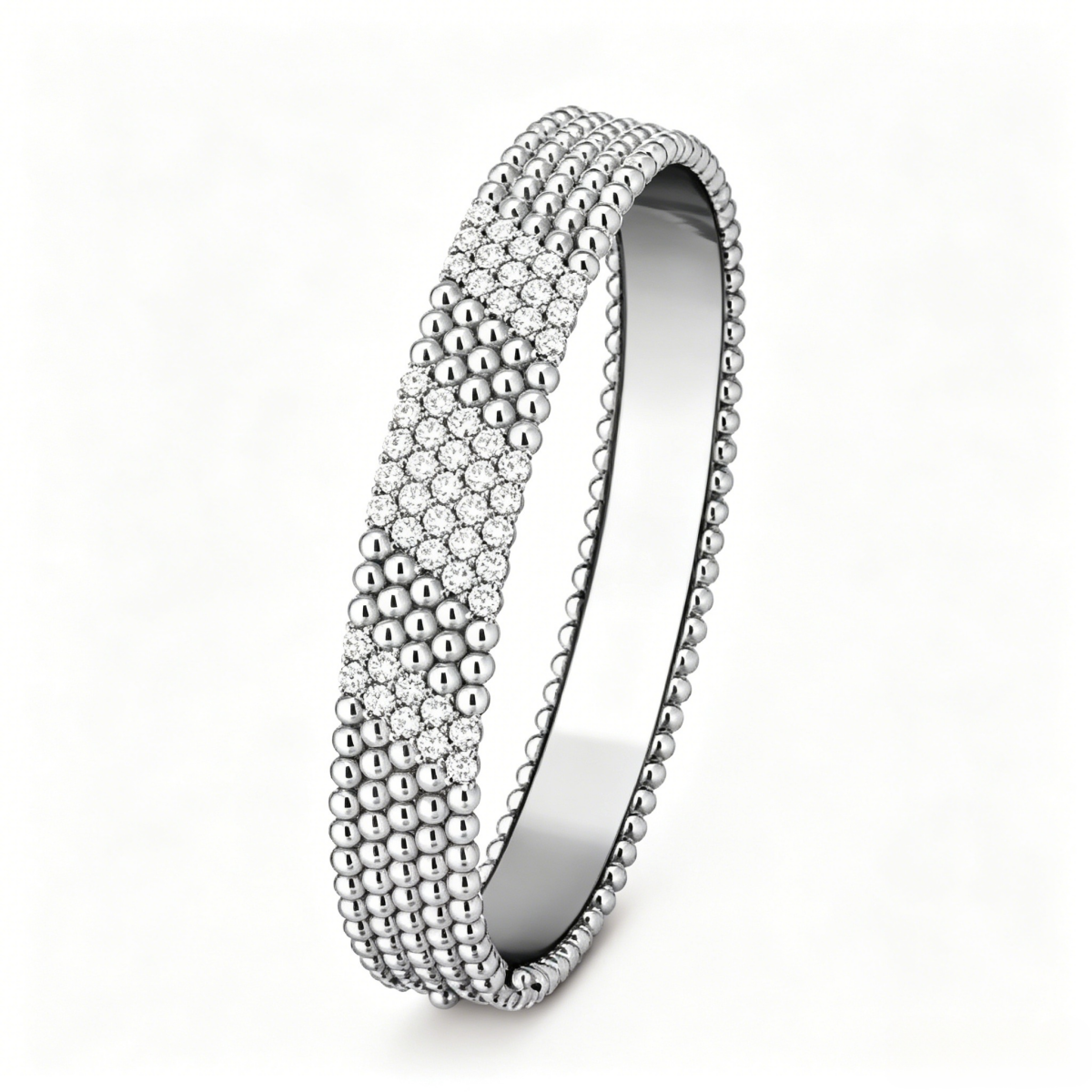 [ELAN LUXE]Five-row diamond bracelet