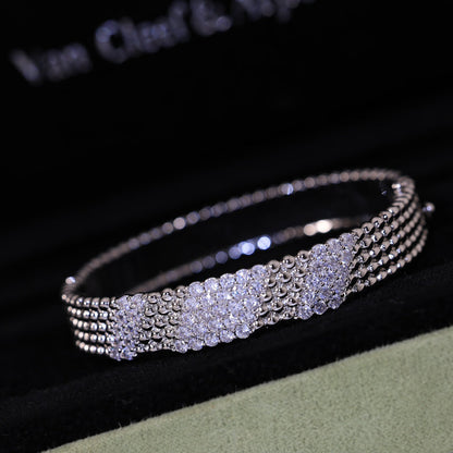 [ELAN LUXE]  FIVE-ROW DIAMOND BRACELET